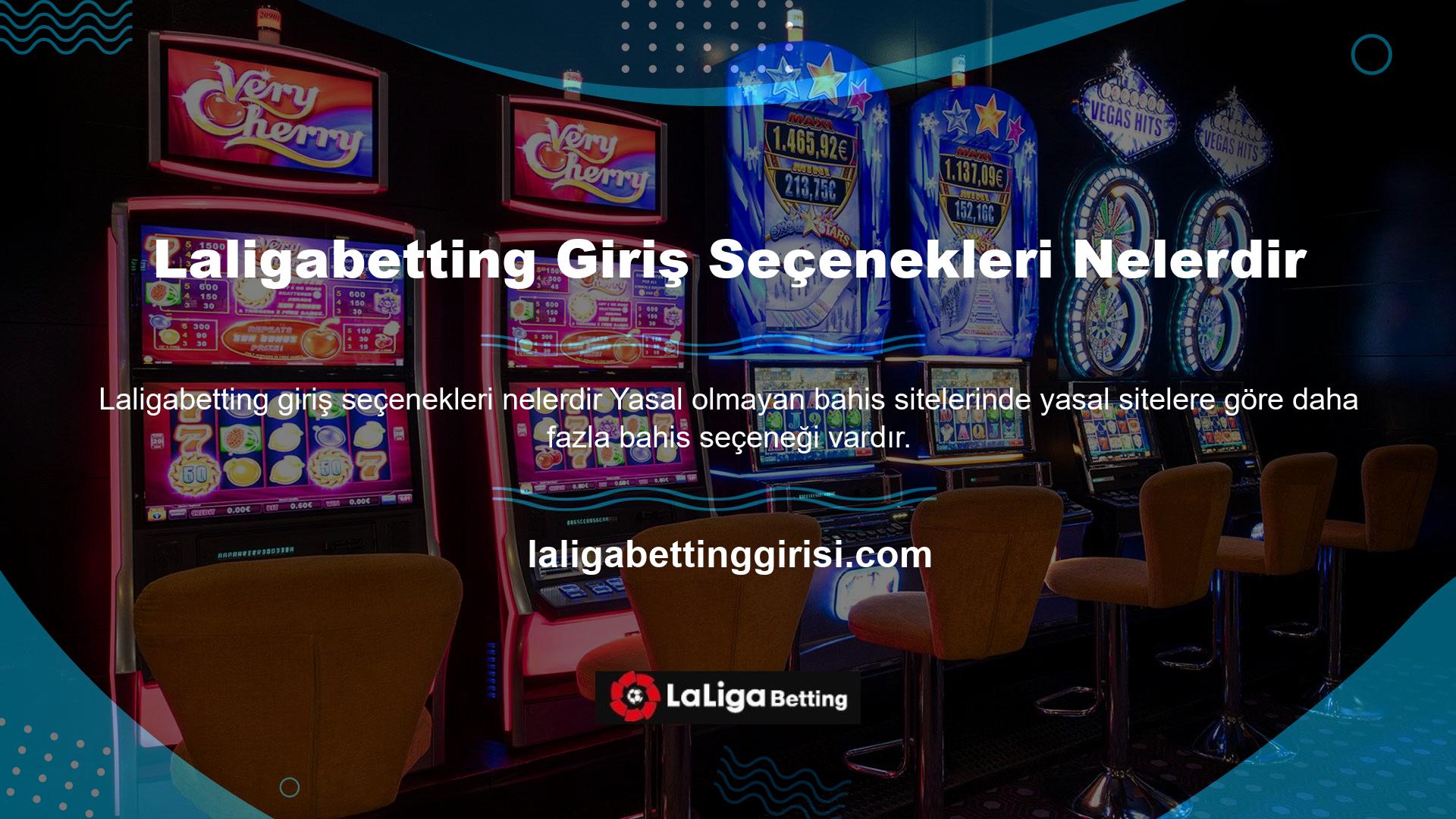 Türkiye'de faaliyet gösteren Laligabetting, oyun ve casino seçeneklerini tek çatı altında sunarak farklı oyuncuların ihtiyaçlarına başarıyla hizmet etmiştir
