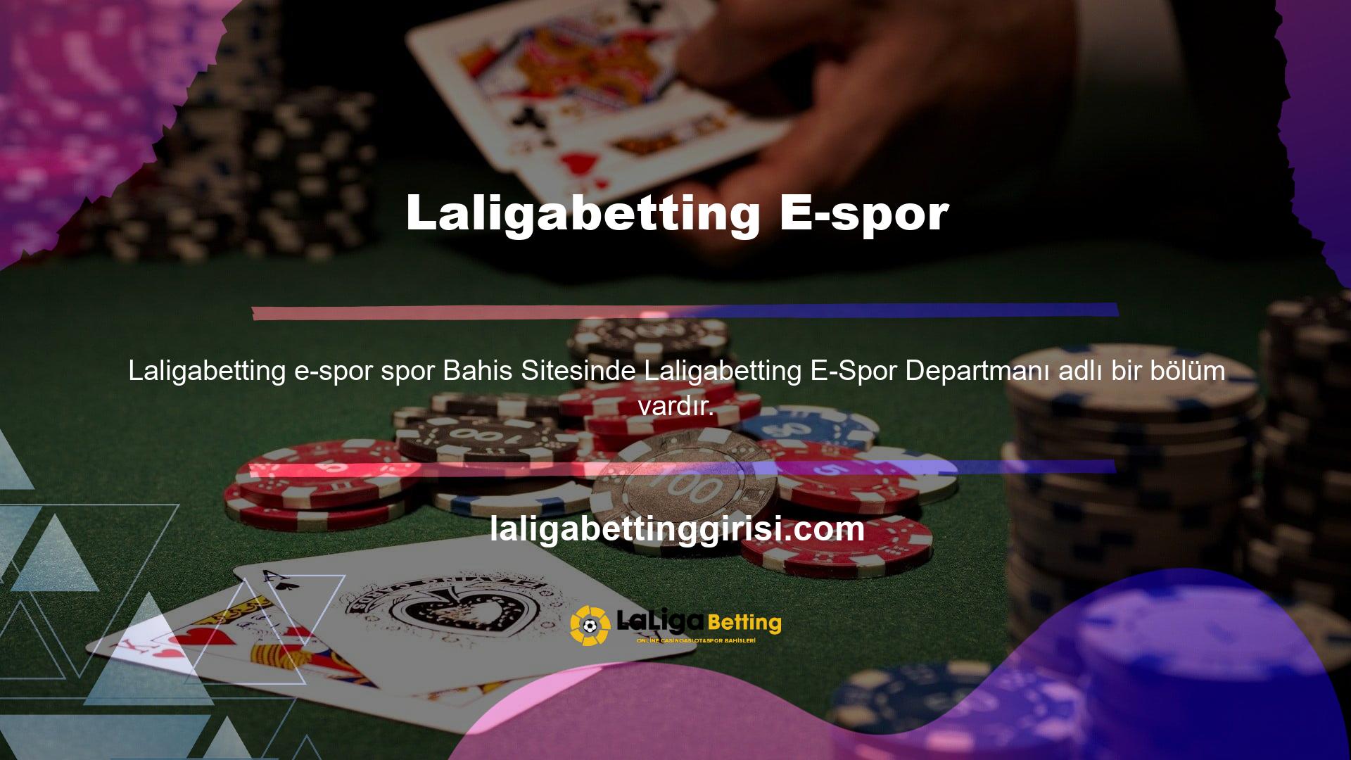 Site yönetimi Laligabetting hakkında çok önem veriyor, çünkü sitenin bu bölümünü en çok kullanıyorlar